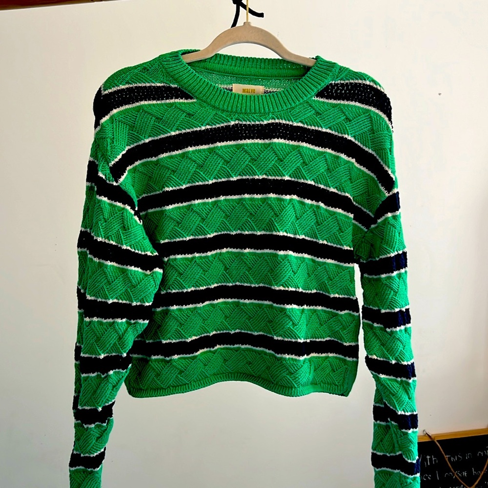 Anthropology cropped sweater